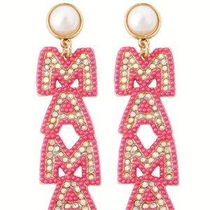 Mama Beaded Earrings